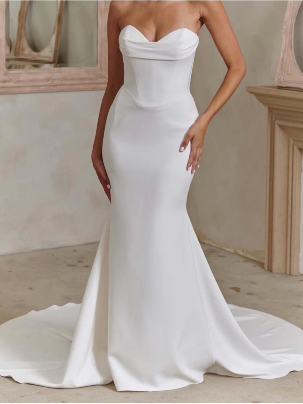 Wedding Dress and Formal Dress Serene by Madi Lane Levi Size 8